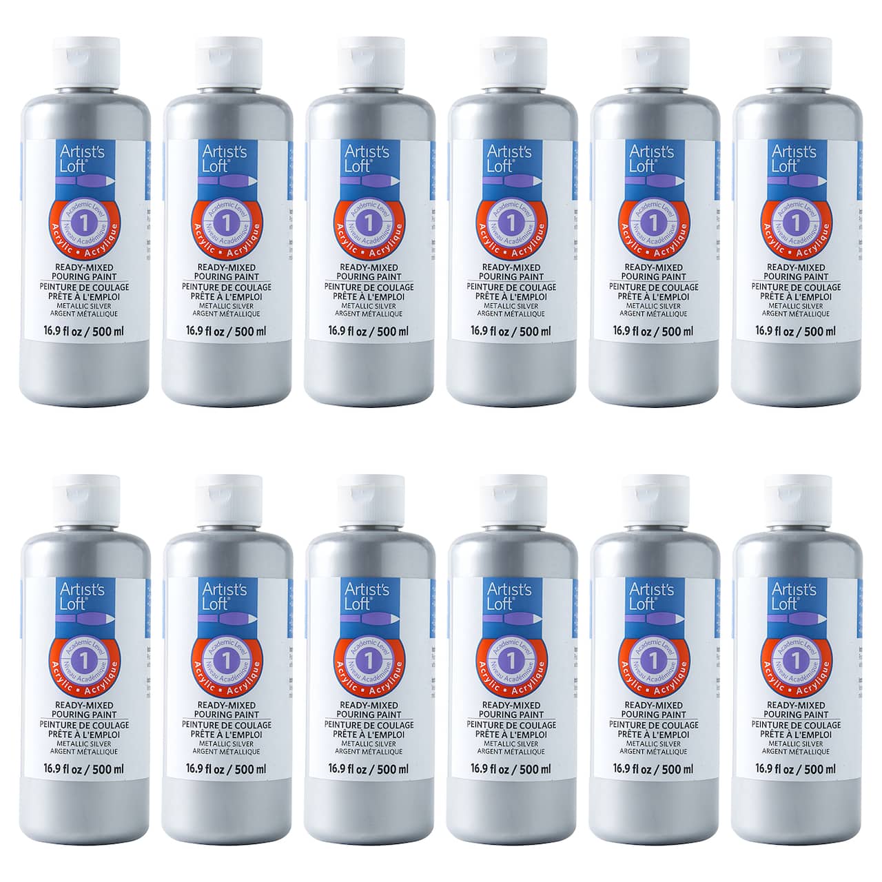 12 Pack: Acrylic Ready-Mixed Pouring Paint by Artist's Loft™
